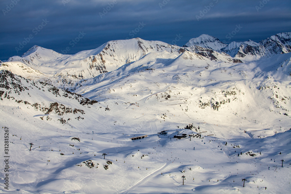 Winter in Obertauern in den Radstädter Tauern