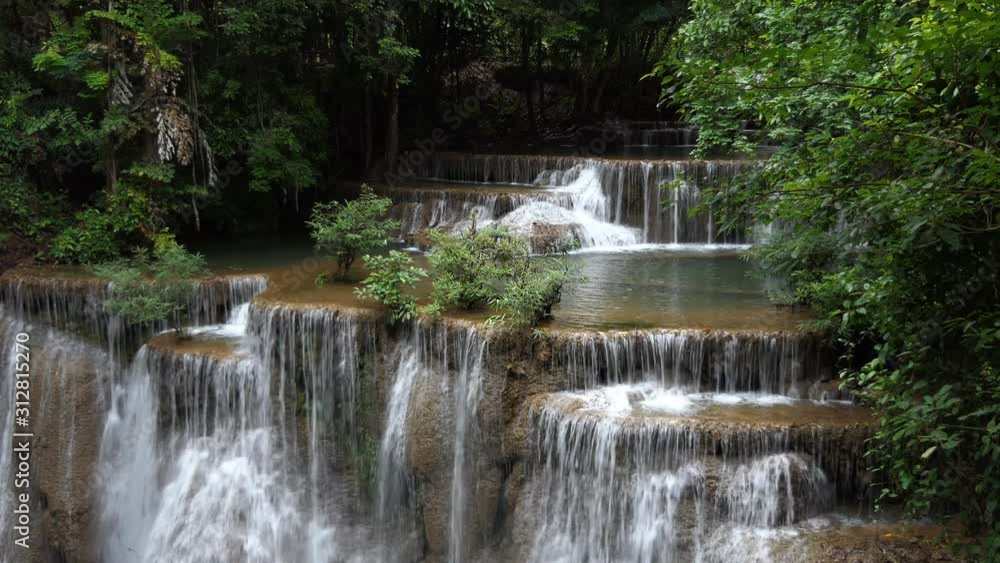 Fresh waterfall in the rainforest Fresh waterfall in the rainforest