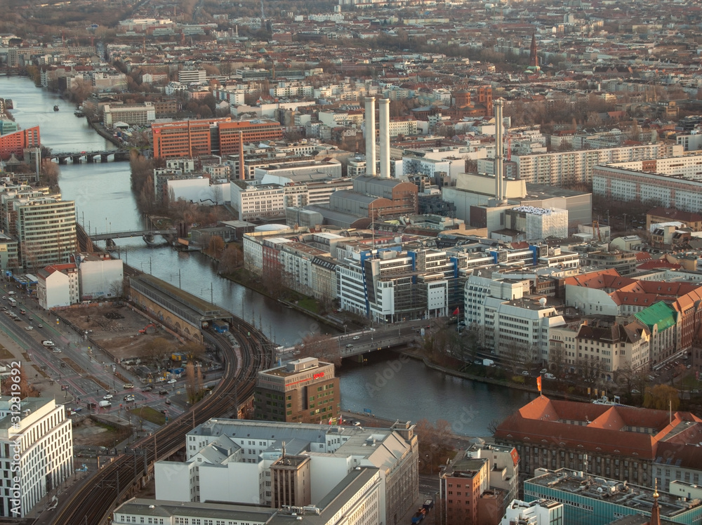 Fototapeta premium berlin cityscape