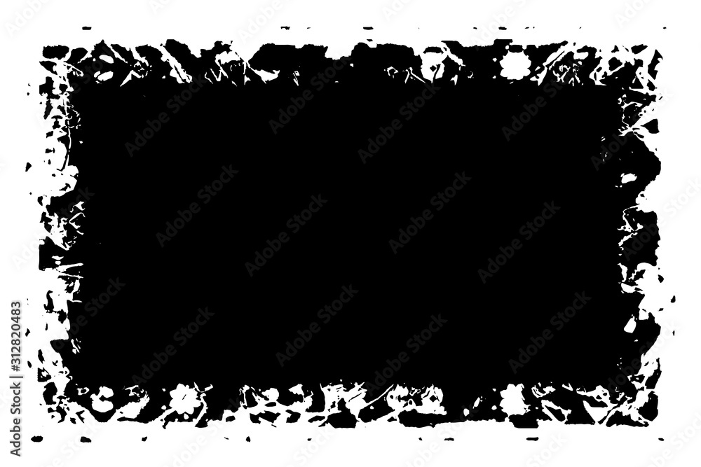 Grunge black spot on a white background. Abstract ink blot Grunge black spot on a white background. Abstract ink blot