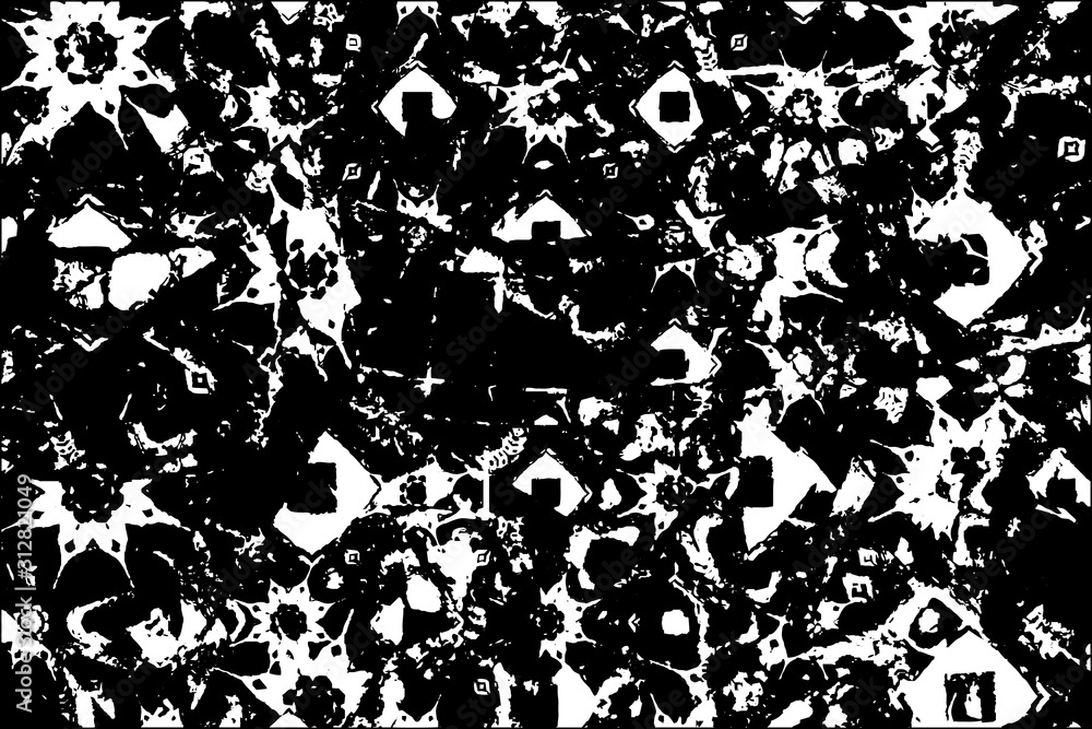 Grunge black and white. Abstract texture