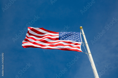 American Flag at Pearl Harbor Memorial