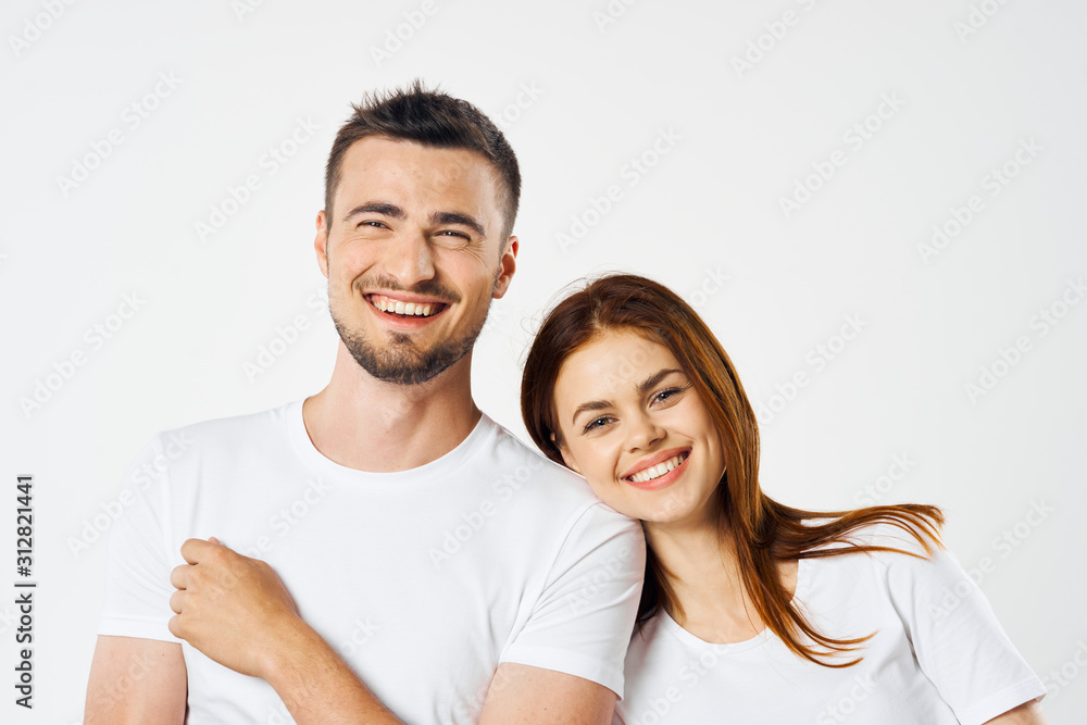 portrait of a happy couple portrait of a happy couple