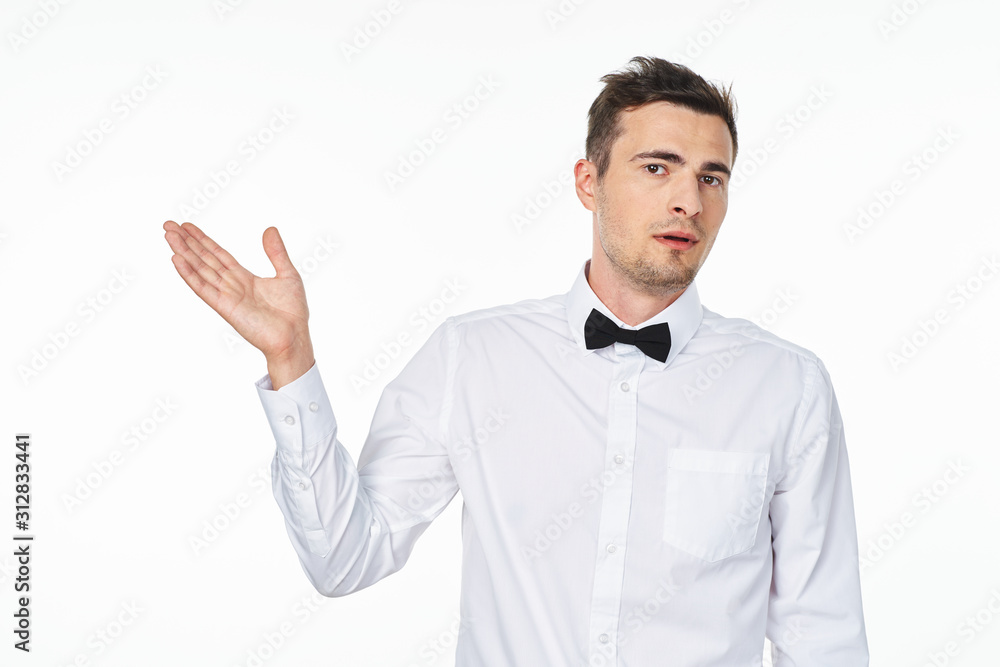 young man pointing at something young man pointing at something