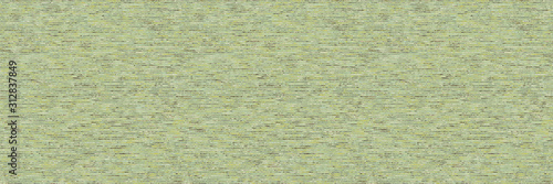 Green sage marl vector seamless border pattern. Heathered soft heathered effect. Spring space dyed banner texture. Fabric textile grass background. Melange t shirt ribbon trim edge