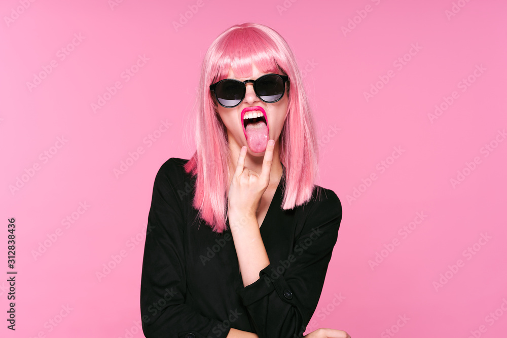 portrait of young woman in sunglasses portrait of young woman in sunglasses