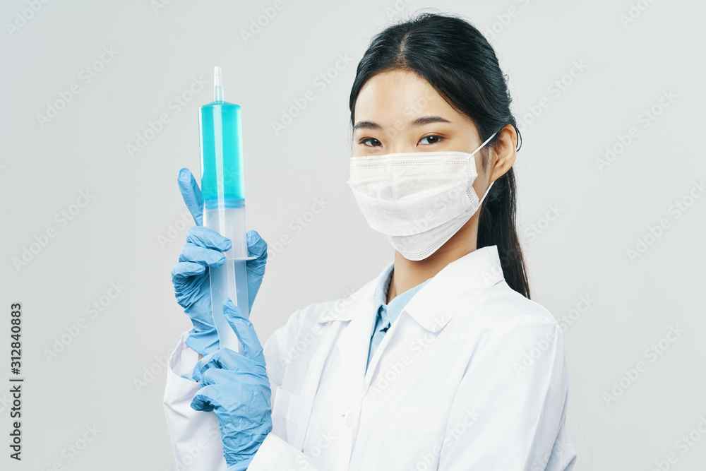 doctor with syringe doctor with syringe