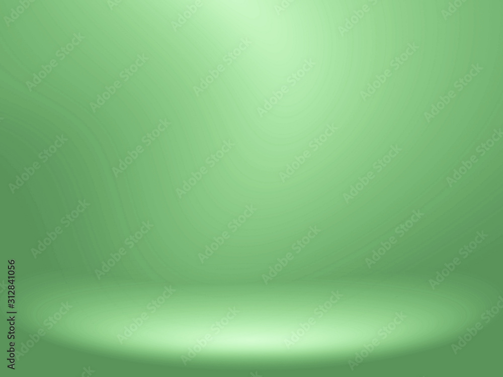 Abstract green background. Green and white background. Elegant and beautiful studio background. Abstract green background. Green and white background. Elegant and beautiful studio background.