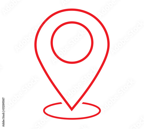 Free Download Pin location icon. Vector illustration. - GFXLoad