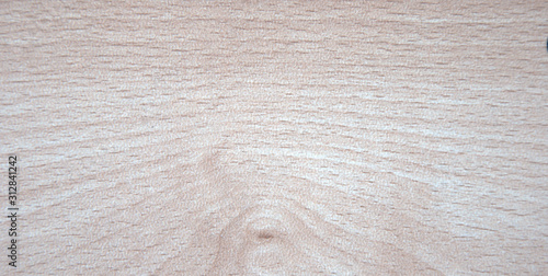 Fotografie A trace from a knot and a picture enveloping it with lines on the surface of a light-colored wood