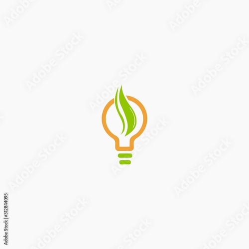 lamp logo inspiration premium