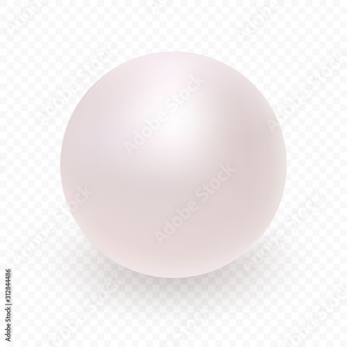 Pearl icon isolated on transparent background. 