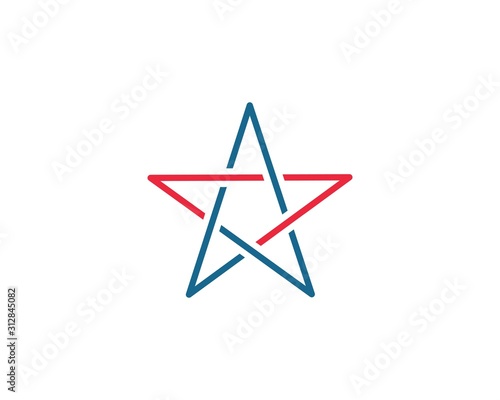 star logo icon vector illustration