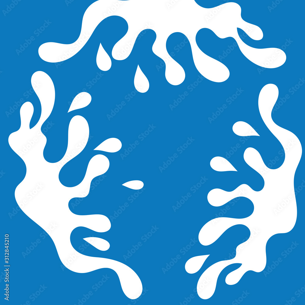 Splash MILK vector illustration Background design template Splash MILK vector illustration Background design template