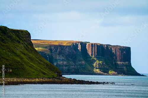 View of Kilt Rock from Brother's Point on Isle of Skye