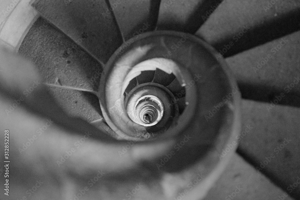 螺旋階段 おしゃれ 渦巻き 模様 背景 素材 Stock Photo Adobe Stock