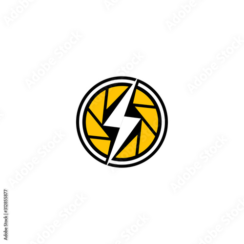 volt and lens logo design Free Download volt and lens logo design - GFXLoad