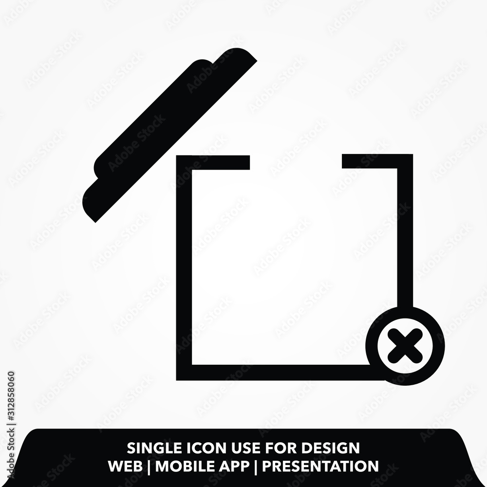 remove bin icon.remove bin vector illustration. remove bin icon.remove bin vector illustration.