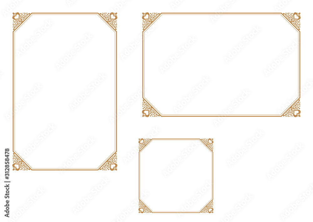 Decorative frame.A frame that gave a change in size to the same design.Good frame for a4 size paper.Certificate frame. Decorative frame.A frame that gave a change in size to the same design.Good frame for a4 size paper.Certificate frame.