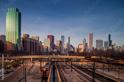 Chicago Rail Yards and Downtown