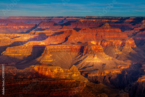 Grand Canyon National Park in the Evening