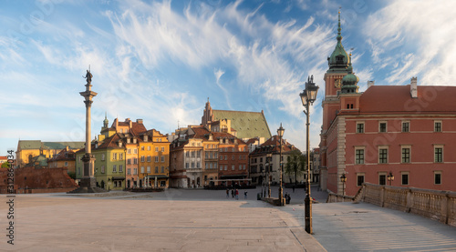 Royal Castle with the Castle Square in Warsaw