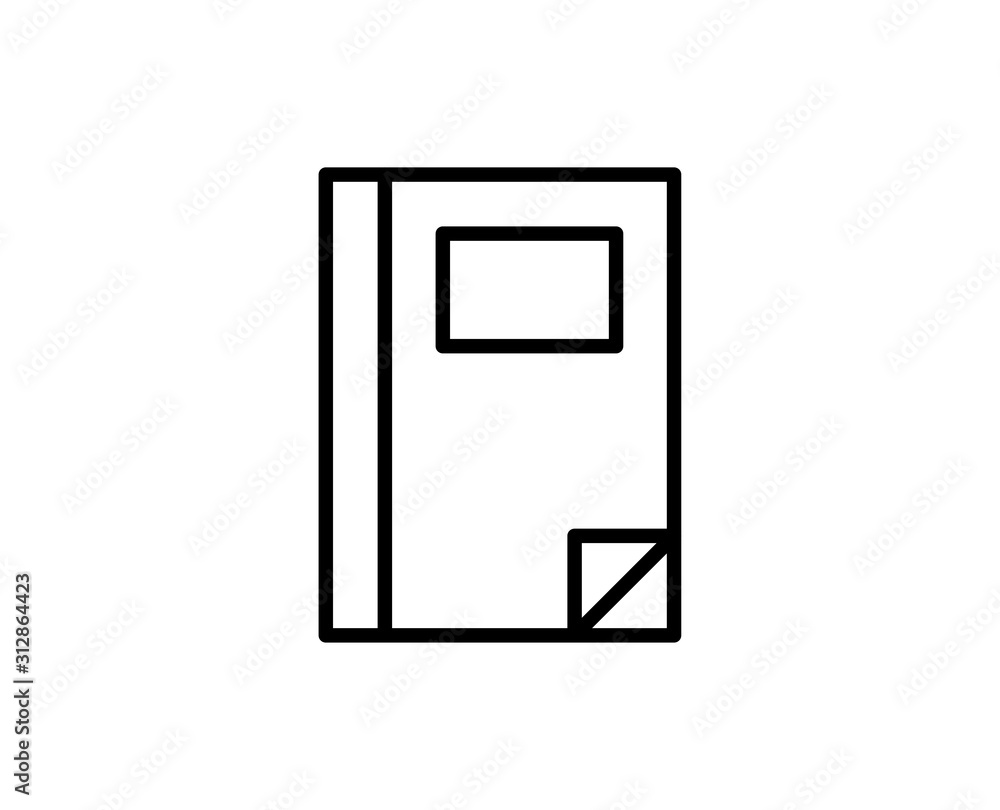 Flat line icon Flat line icon