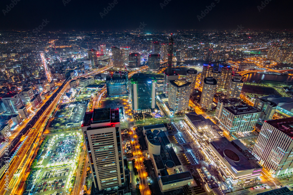 Obraz premium 【神奈川県】横浜みなとみらい 夜景