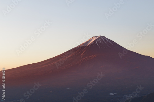 霊峰　富士山　紅富士