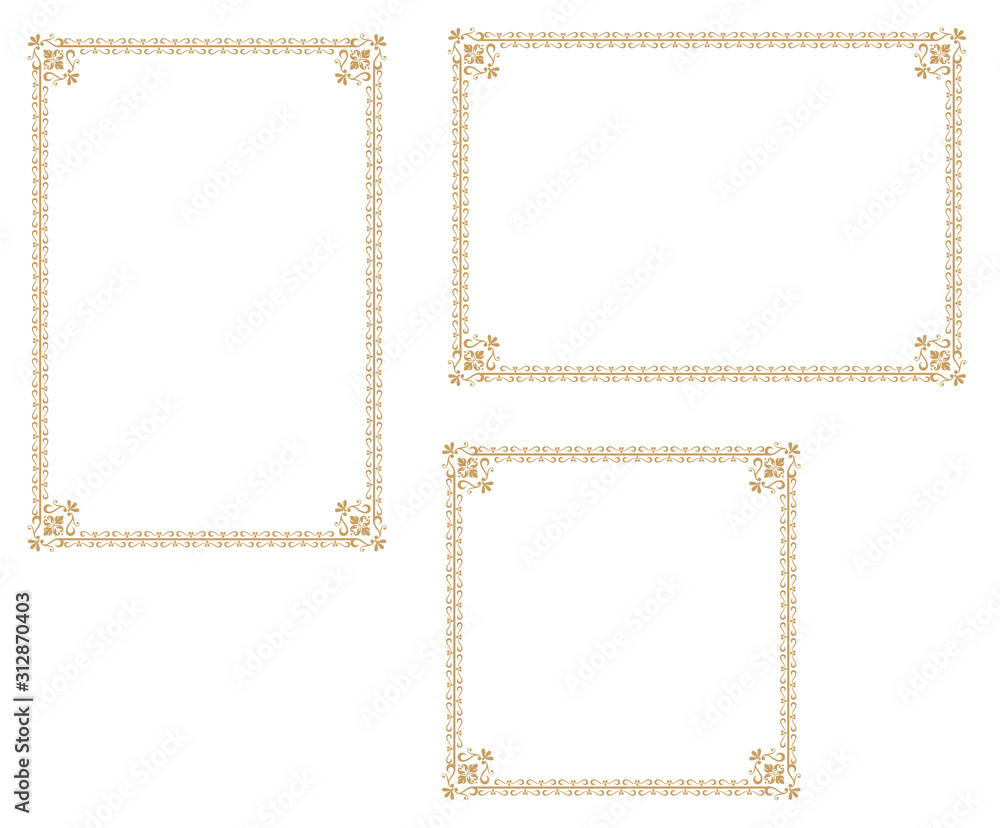 Decorative frame.A frame that gave a change in size to the same design.Good frame for a4 size paper.Certificate frame. Decorative frame.A frame that gave a change in size to the same design.Good frame for a4 size paper.Certificate frame.