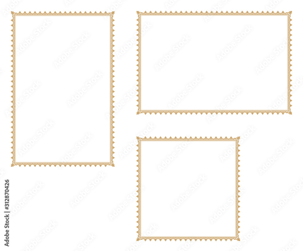 Decorative frame.A frame that gave a change in size to the same design.Good frame for a4 size paper.Certificate frame. Decorative frame.A frame that gave a change in size to the same design.Good frame for a4 size paper.Certificate frame.
