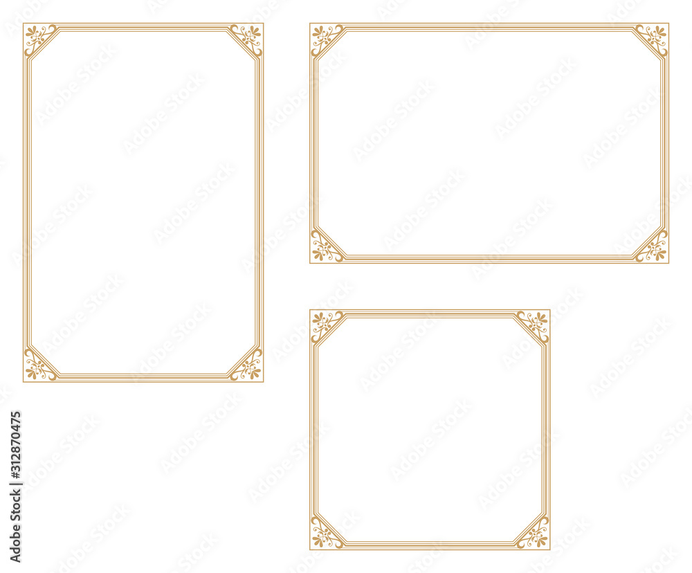 Decorative frame.A frame that gave a change in size to the same design.Good frame for a4 size paper.Certificate frame. Decorative frame.A frame that gave a change in size to the same design.Good frame for a4 size paper.Certificate frame.