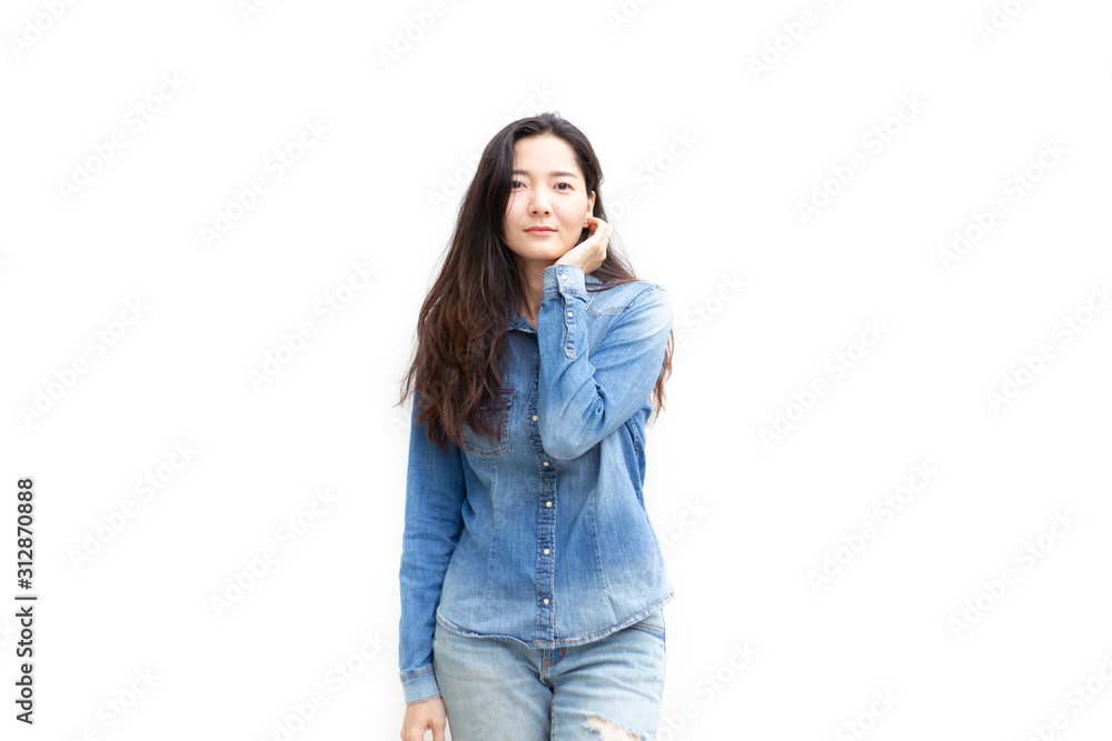 portrait happy cheerful young brunette asian woman with perfect smilling,clean skin.beautiful girl posing show white teeth smile relaxing.fashion people freedom life style concept portrait happy cheerful young brunette asian woman with perfect smilling,clean skin.beautiful girl posing show white teeth smile relaxing.fashion people freedom life style concept