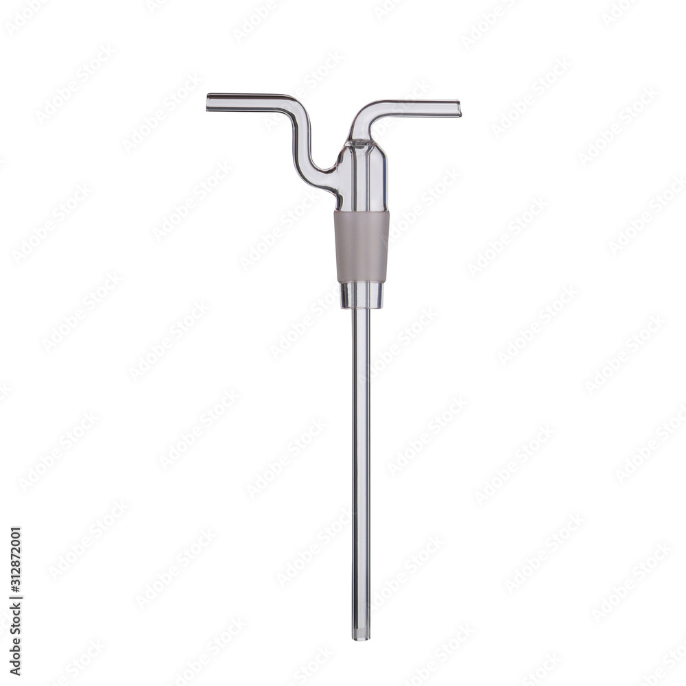 lab or Empty Adapter for chemistry laboratory isolated on a white background. lab or Empty Adapter for chemistry laboratory isolated on a white background.