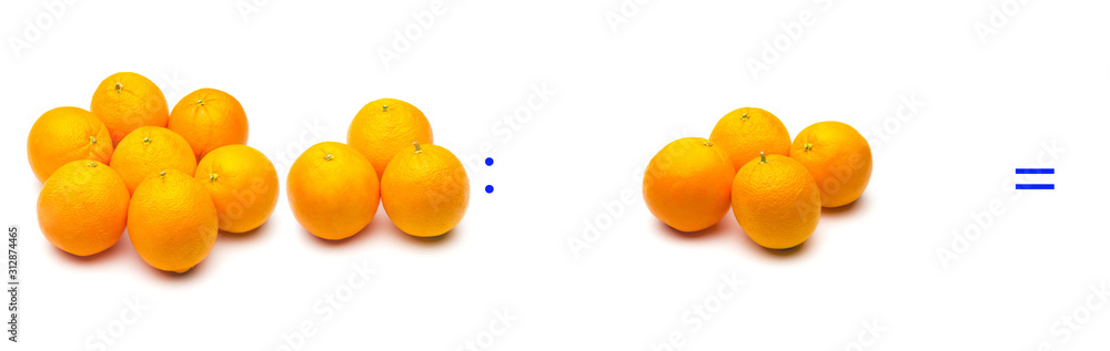 division simple entre naranjas, c;alculo matematico sencilloranges division simple entre naranjas, c;alculo matematico sencilloranges
