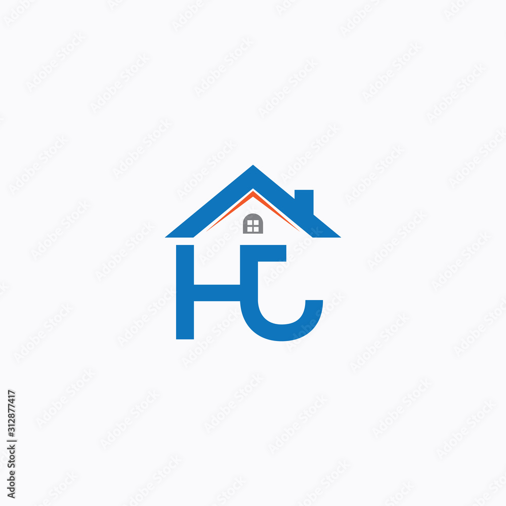 HJ letter/real estate logo design template full vector HJ letter/real estate logo design template full vector