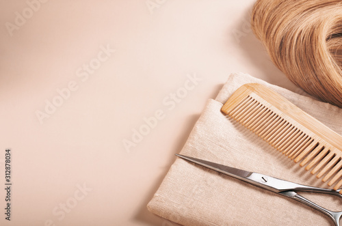 Eco friendly tools for hairdressing and hair care.
