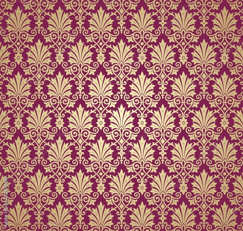 Paisley floral pattern , textile swatch , India	