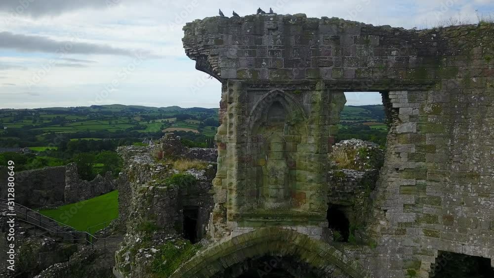 Denbigh Castle and town walls were a set of fortifications built to control the lordship of Denbigh after the conquest of Wales by King Denbigh Castle and town walls were a set of fortifications built to control the lordship of Denbigh after the conquest of Wales by King