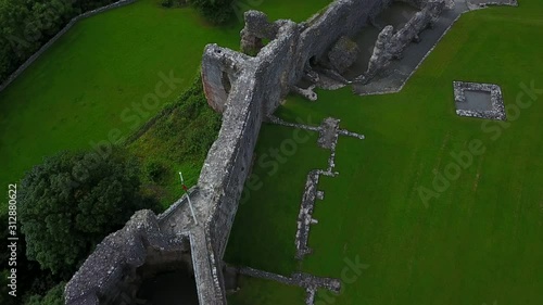 Denbigh Castle and town walls were a set of fortifications built to control the lordship of Denbigh after the conquest of Wales by King photo