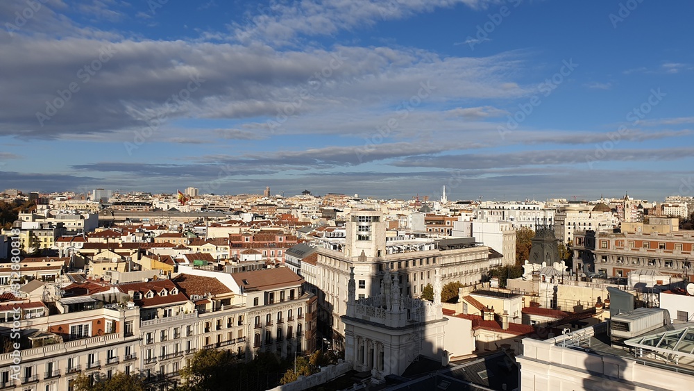 panoramic view of  Madrid