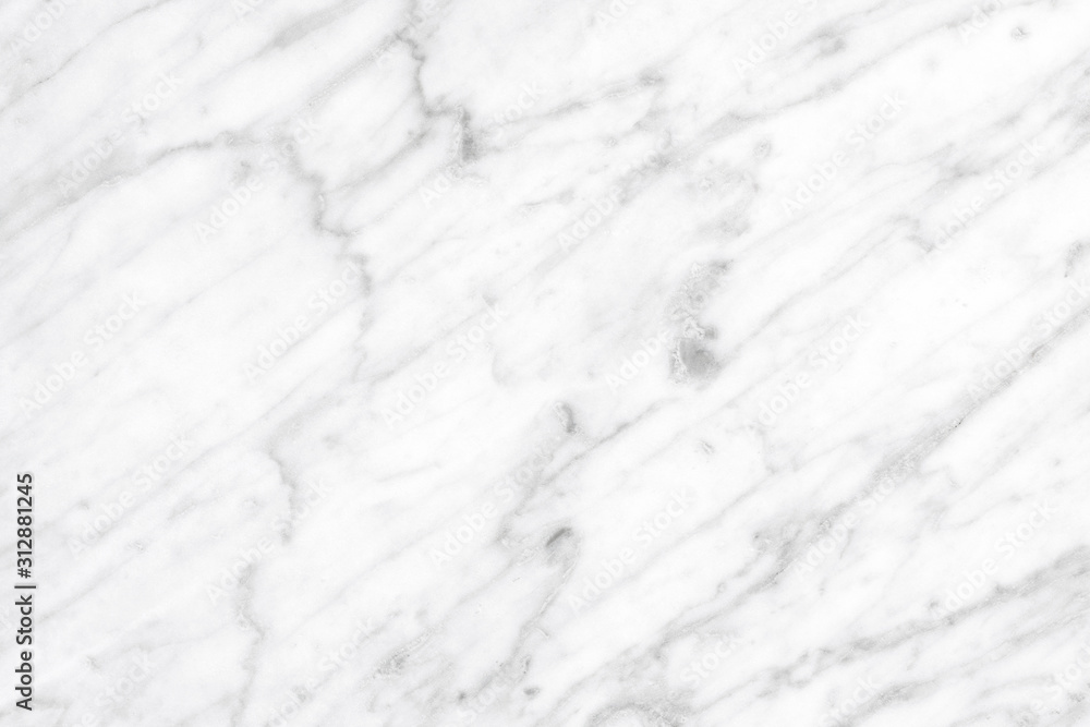Obraz premium White Carrara Marble natural light surface for bathroom or kitchen countertop