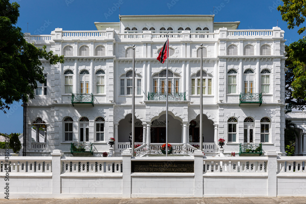 Φωτογραφία White Hall, office of the Prime Minister of Trinidad and Tobago, Port of Spain city, Caribbean