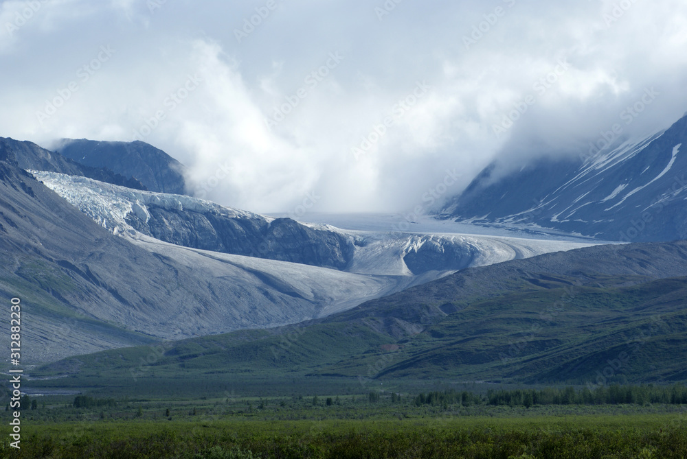 Alaskan glacier near Fairbanks, Alaska