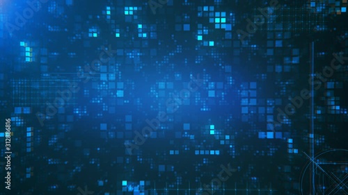 Wallpaper Mural Futuristic Digital Technology Abstract Background. Torontodigital.ca