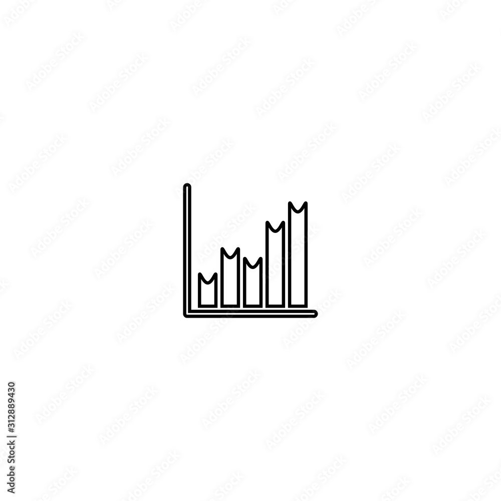 Chart icon. Business finance symbol. Logo design element Chart icon. Business finance symbol. Logo design element