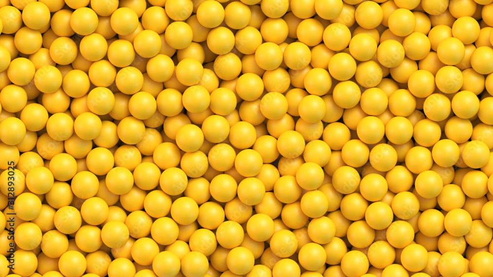 Yellow balls background. Realistic vector background Yellow balls background. Realistic vector background