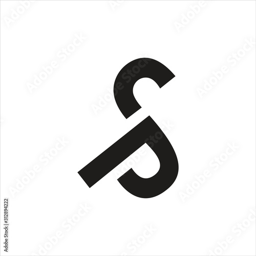 initial letter sp or ps logo vector designs