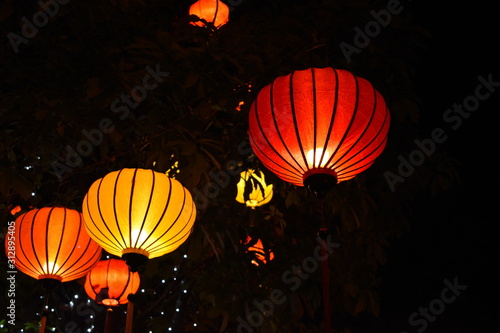 Colorful lanterns at night in Hoi An, Vietnam © Jennifer