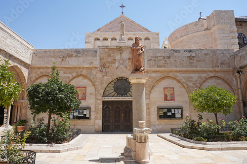 Palestine West Bank January 3,2020. The city of Bethlehem. The Church of the Nativity of Jesus Christ